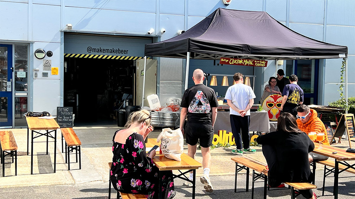 Makemake-taproom-outside-seating Beach Street Beer Festival